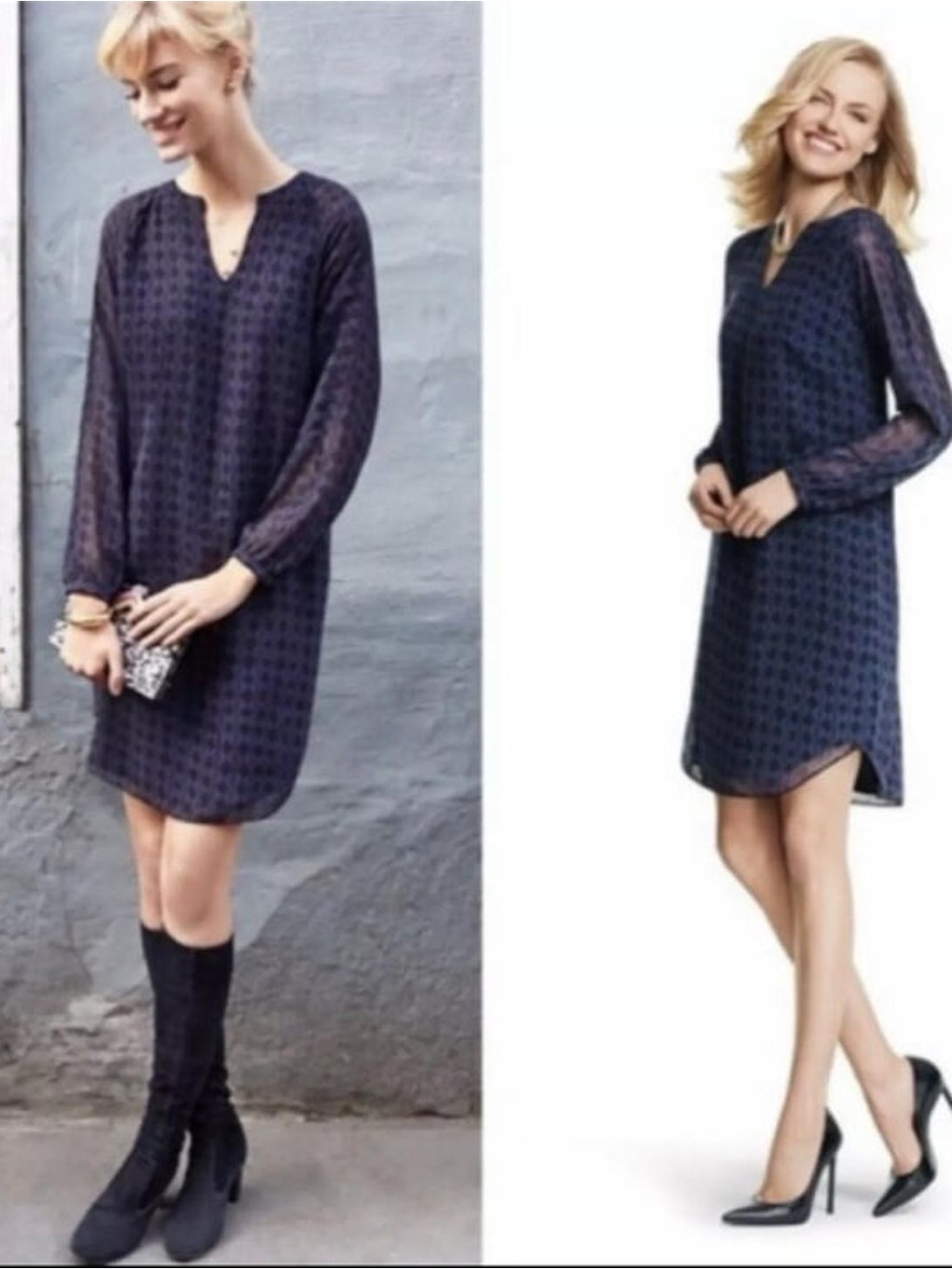 CAbi Harlequin Diamond Dress